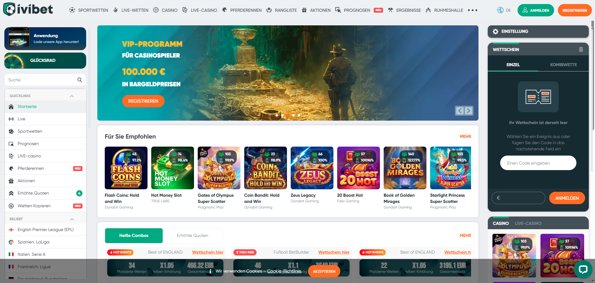 Ivibet – Casino mit schneller Auszahlung